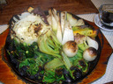 季節野菜の薪窯焼き