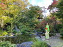 会場のTHE SODOH HIGASHIYAMA KYOTOの庭園で