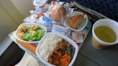 アメリカン航空の機内食