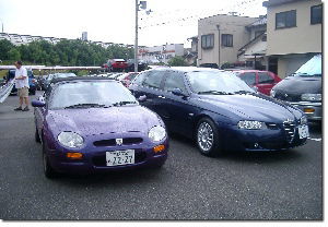 お別れのMGFとニューカマー、156SW