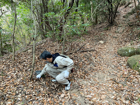 市の職員が確認 市の職員が確認