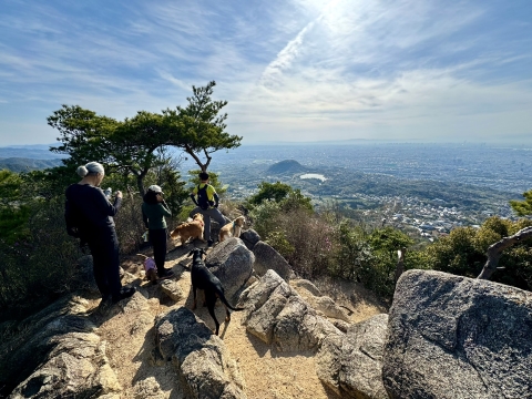 皆で絶景を望む 皆で絶景を望む