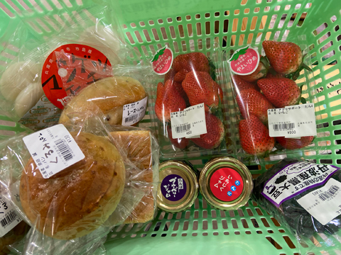 JAの直売所で JAの直売所で