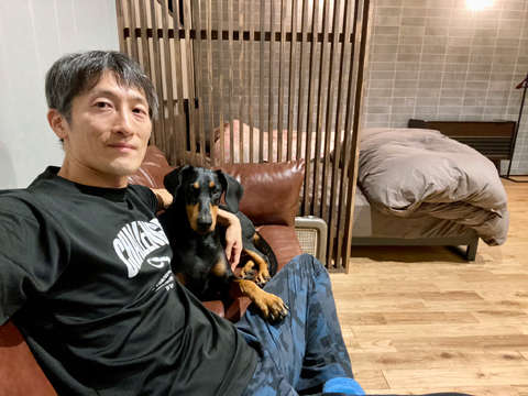 お休み前にパチリ お休み前にパチリ
