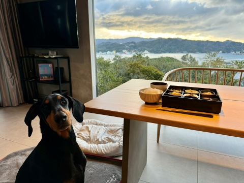 朝食もこの景色を見ながら 朝食もこの景色を見ながら