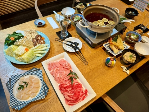 夕食全景 夕食全景