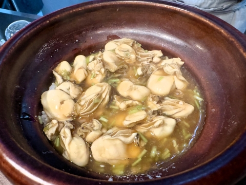 これまた贅沢な牡蠣のあんかけご飯 これまた贅沢な牡蠣のあんかけご飯