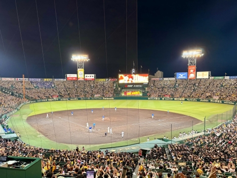 森下がツーランを放った 森下がツーランを放った