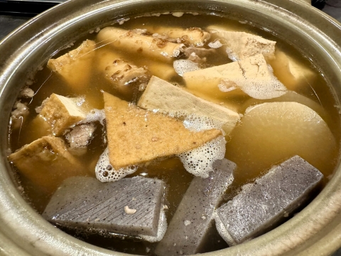 メインはおでん鍋 メインはおでん鍋