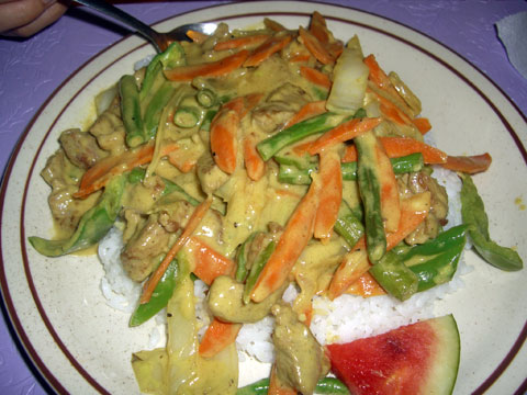 ポークココナッツカレー